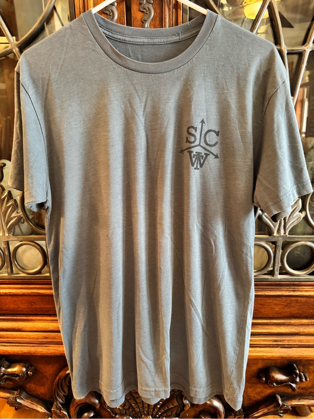 Southern Charm Short Sleeve Crewneck T-Shirt - Gray